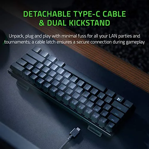 Razer Huntsman Mini Optical Red 60% AZERTY - vue 4