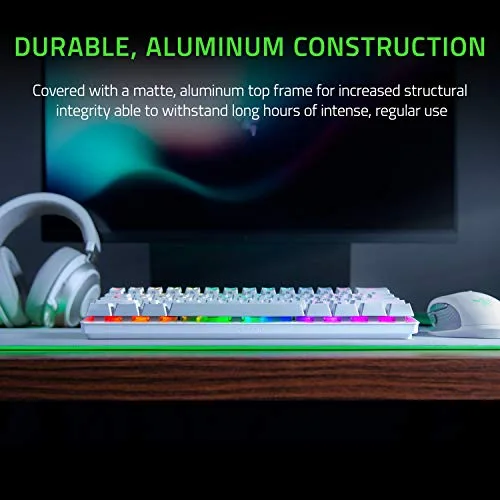 Razer Huntsman Mini Mercury 60% Optical Red - vue 6