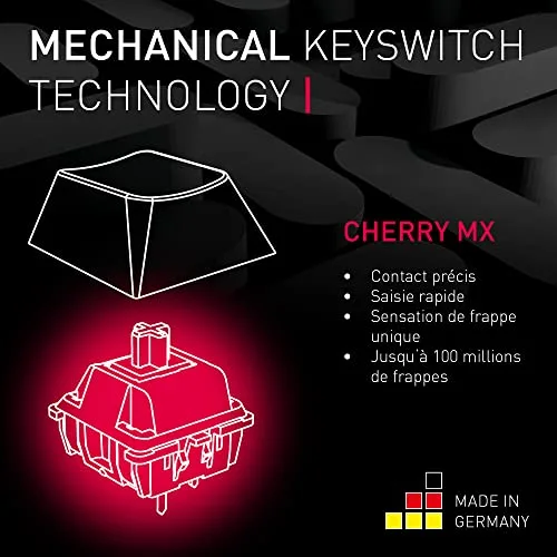 Cherry MX 3.0S Wireless RGB QWERTZ MX Brown - vue 4