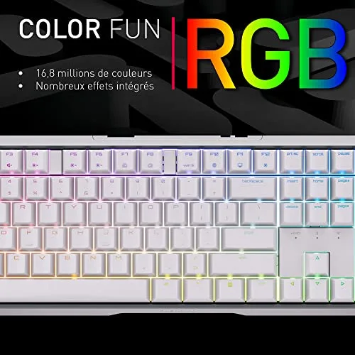 Cherry MX 3.0S Wireless RGB QWERTZ MX Brown - vue 5