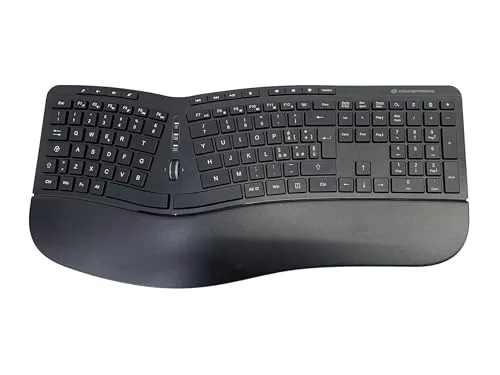 Conceptronic Orazio02 Ergo Clavier Ergonomique Sans Fil Courbé - vue 2