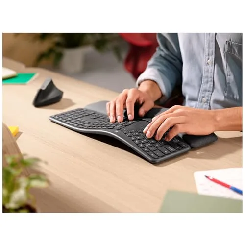 Logitech ERGO K860 Clavier Ergonomique Sans Fil Bluetooth - vue 6