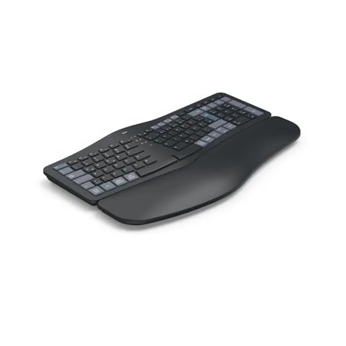 Hama WK-900 Ergo Clavier Ergonomique Sans Fil 3 Canaux - vue 4