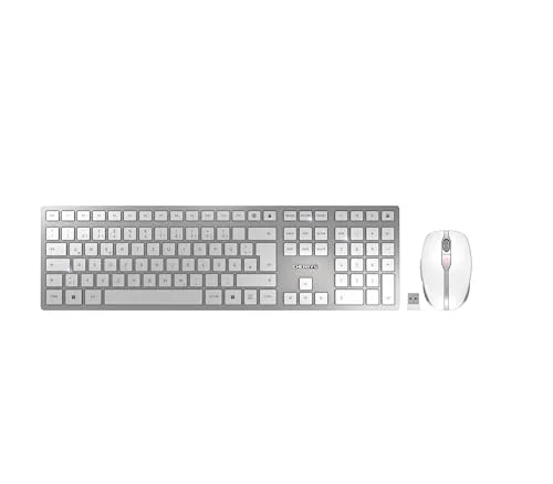 Cherry DW 9100 SLIM QWERTZ Argent sans fil