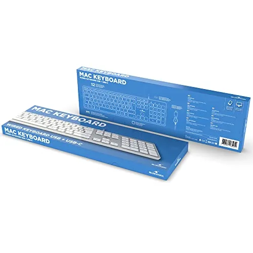 Bluestork KB-MAC-W/FR Clavier Filaire Blanc AZERTY - vue 8
