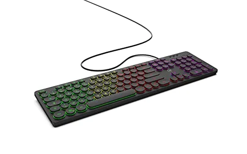 Mobility Lab ML306858 Clavier Filaire RGB AZERTY Touches Rondes - vue 2