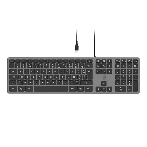Mobility Lab Slim Space Grey AZERTY Filaire Métal