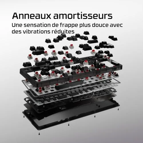 HyperX Origins 2 1800 Clavier Mécanique RGB AZERTY - vue 7