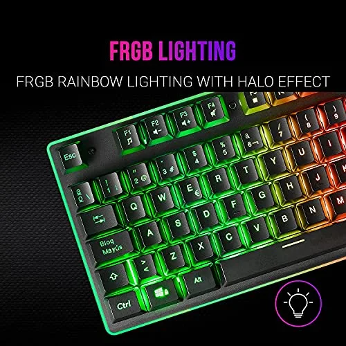 Mars Gaming MK220 H-Mech FRGB Rainbow AZERTY - vue 2