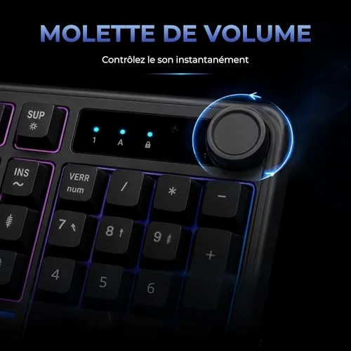 THE G-LAB Keyz Caesium EX Membrane Silencieuse RGB - vue 4