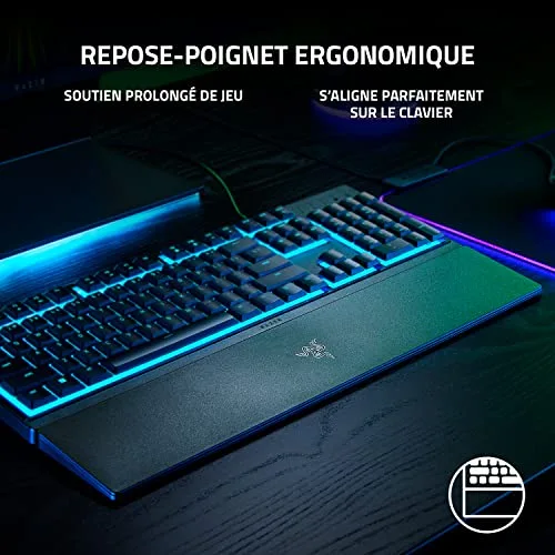 Razer Ornata V3 X Clavier gaming ergonomique silencieux RGB - vue 4