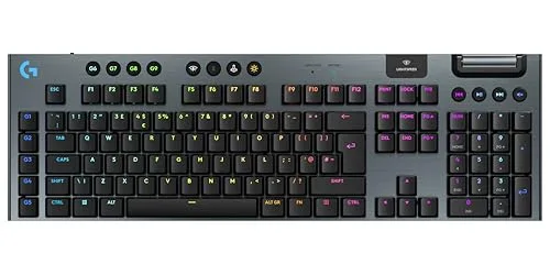 Logitech G915 X Lightspeed TKL Clicky AZERTY Noir - vue 2