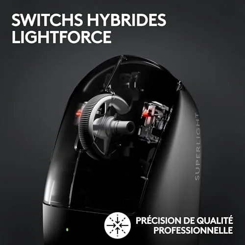 Logitech G Pro X TKL Lightspeed Blanc AZERTY GX Brown - vue 3