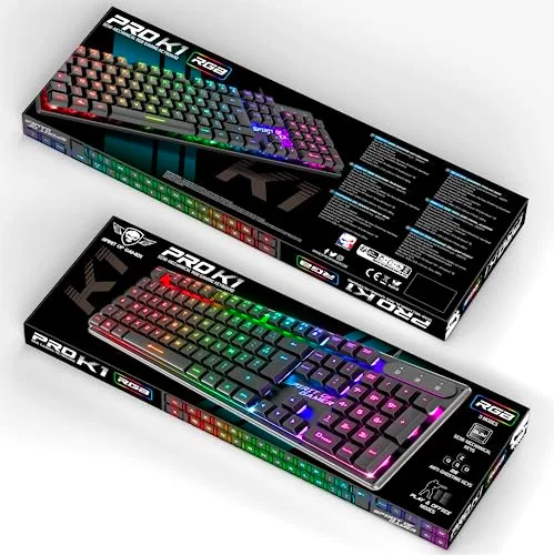 Spirit of Gamer PRO-K1 Clavier Semi-Mécanique RGB AZERTY - vue 8