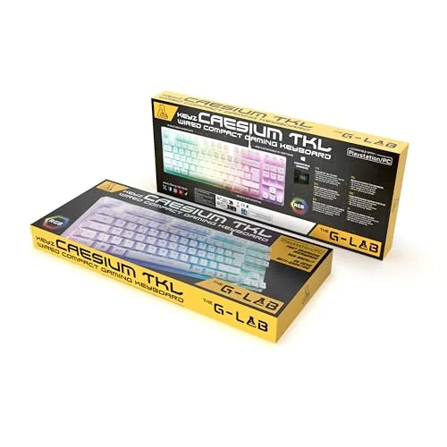 The G-Lab KEYZ CAESIUM TKL RGB AZERTY Membrane - vue 7