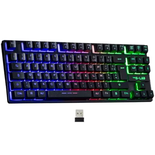 The G-Lab Keyz Caesium TKL Wireless Membrane RGB AZERTY