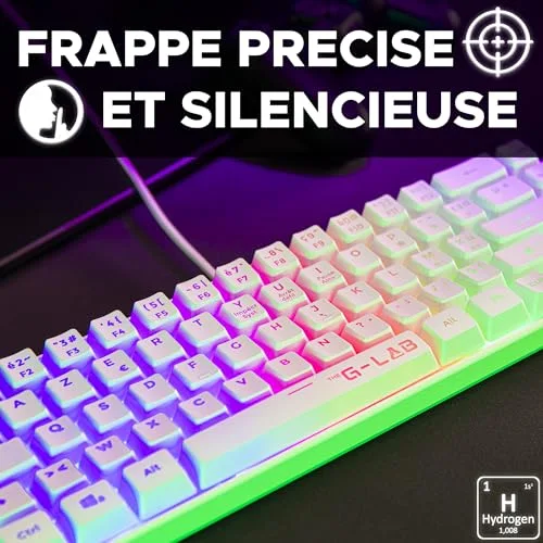 The G-Lab Keyz Hydrogen 60% Blanc Membrane - vue 3