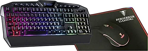 BERSERKER GAMING THOR GX 800-FR AZERTY Membrane RGB 7 couleurs