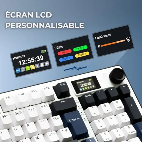 THE G-LAB Keyz Elite 450 96% Triple Mode RGB Hot-Swap - vue 4