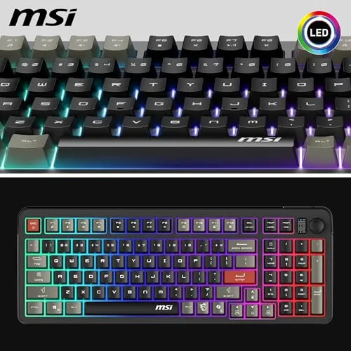 MSI Forge GK110 Clavier Méca-Membrane RGB AZERTY - vue 5