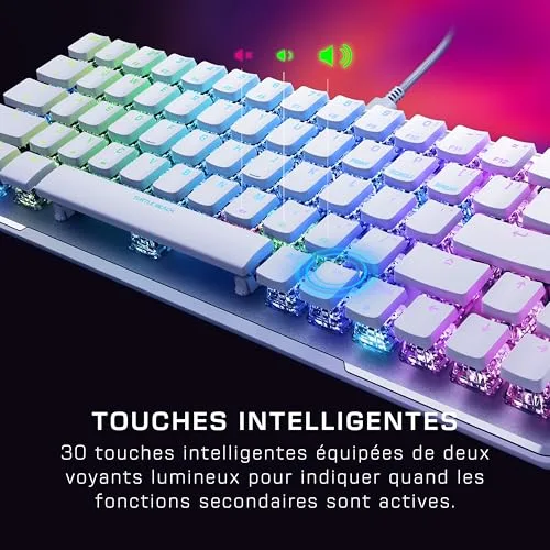 Turtle Beach Vulcan II Mini Blanc Optique 65% RGB - vue 7