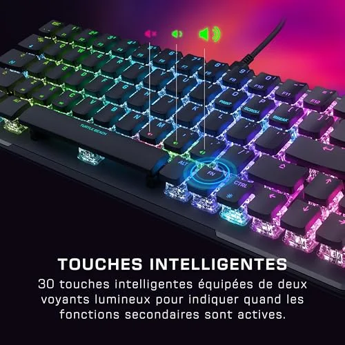 Turtle Beach Vulcan II Mini Optique-Mécanique 65% RGB AZERTY - vue 7