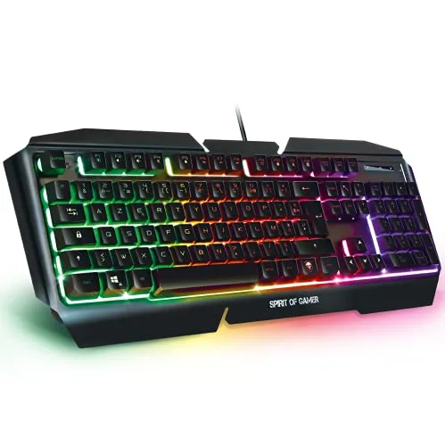 Spirit of Gamer Pro-K5 RGB Semi-Mécanique AZERTY