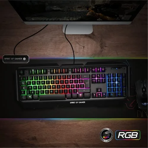 Spirit of Gamer Pro-K5 RGB Semi-Mécanique AZERTY - vue 5