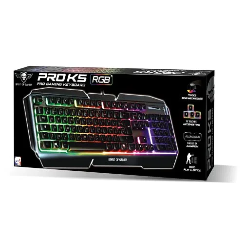 Spirit of Gamer Pro-K5 RGB Semi-Mécanique AZERTY - vue 7