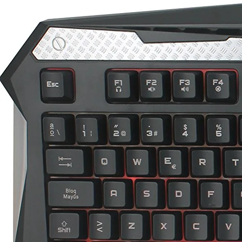 Clavier Gaming - TALIUS - Arconte - USB - Filaire - Noir - vue 2