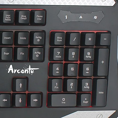 Clavier Gaming - TALIUS - Arconte - USB - Filaire - Noir - vue 5