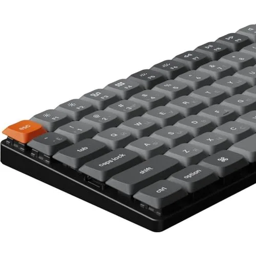 Keychron K3 Max Rouge 75% Sans fil RGB Hot-swap - vue 2