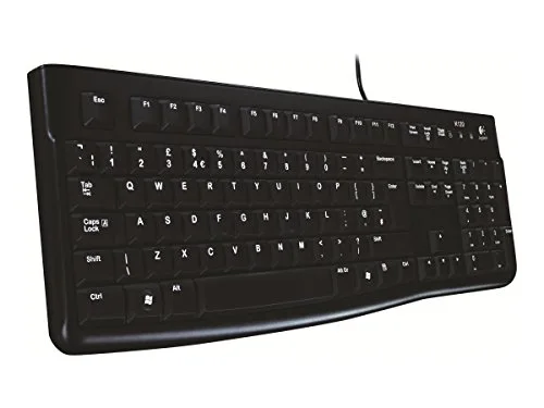 Logitech K120 AZERTY Membrane USB Filaire Silencieux