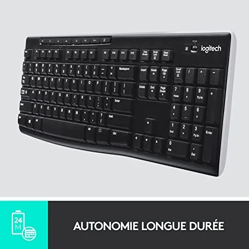 Logitech K270 Clavier sans fil AZERTY Membrane - vue 4