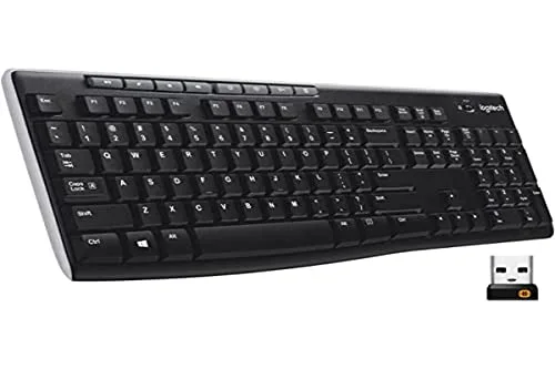 Logitech MK235 Clavier Sans Fil 2.4 GHz QWERTY Espagnol Membrane