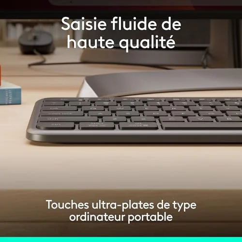 Logitech Signature Slim Wired K620 for Business AZERTY USB-C - vue 3