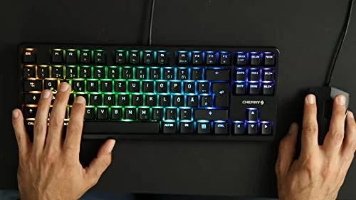 Cherry G80-3000N RGB TKL AZERTY MX Silent Red - vue 5