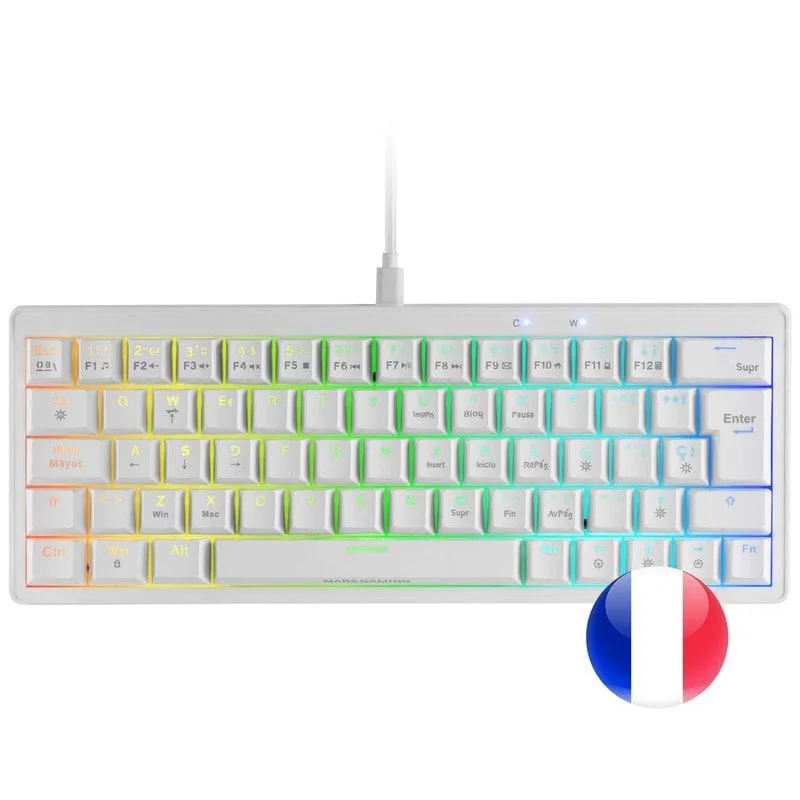 Mars Gaming MKMINIPRO 60% Hot-Swap RGB