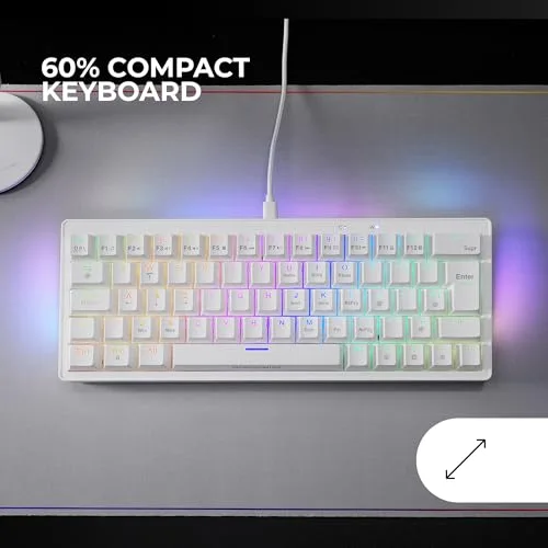 Mars Gaming MKMINIPRO 60% Hot-Swappable RGB - vue 2
