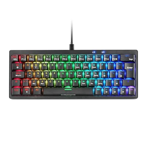Mars Gaming MKMINIPRO 60% Hot-Swappable RGB