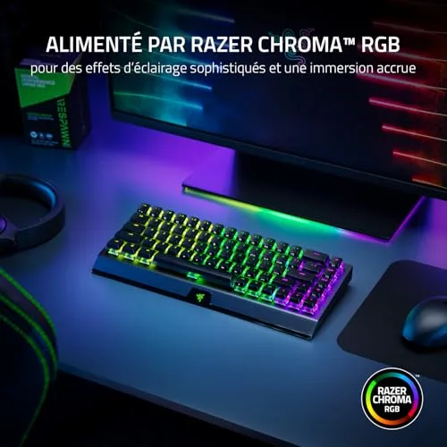Razer BlackWidow V3 Mini HyperSpeed 65% sans fil - vue 8