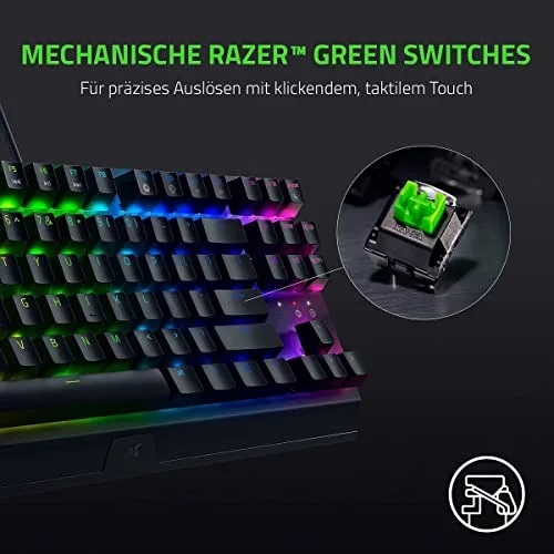 Razer BlackWidow V3 Tenkeyless RGB QWERTZ - vue 8