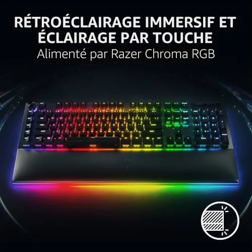 Razer BlackWidow V4 Pro Yellow FR - vue 4