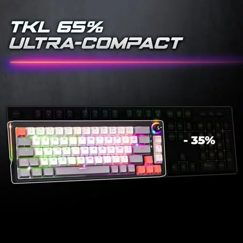 Spirit of Gamer XPERT-K600 Clavier Mécanique Sans Fil RGB 65% - vue 4