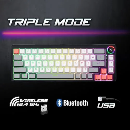 Spirit of Gamer XPERT-K600 Clavier Mécanique Sans Fil RGB 65% - vue 7