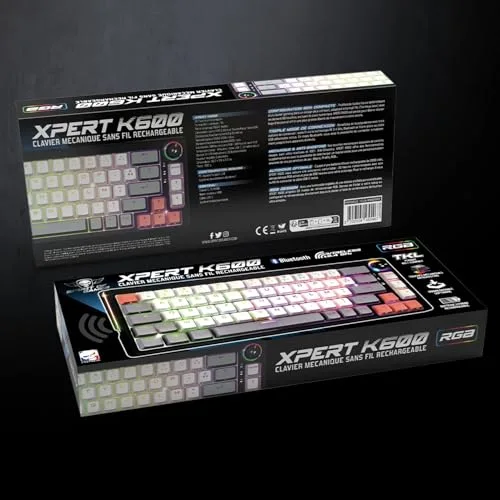 Spirit of Gamer XPERT-K600 Clavier Mécanique Sans Fil RGB 65% - vue 9