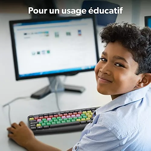 T'NB KID Clavier d'apprentissage filaire AZERTY coloré - vue 6