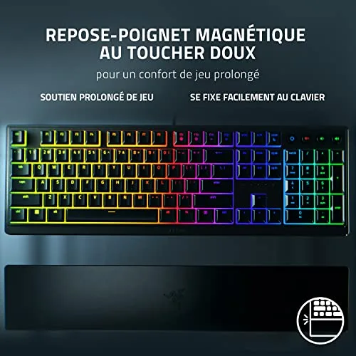 Razer Ornata V3 clavier méca-membrane RGB - vue 6