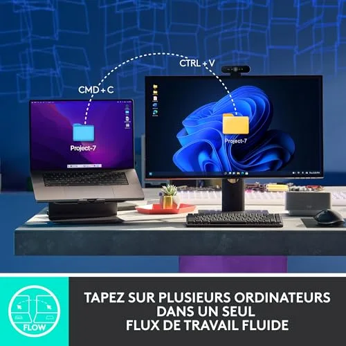 Logitech MX Mechanical AZERTY Sans Fil Mécanique Rétroéclairé - vue 9