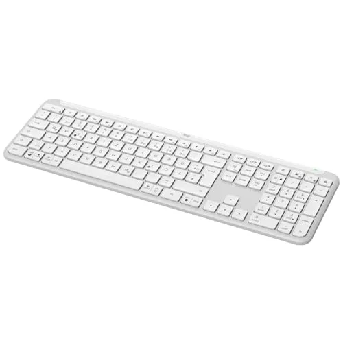 Logitech Signature Slim K950 Blanc QWERTZ sans fil - vue 3